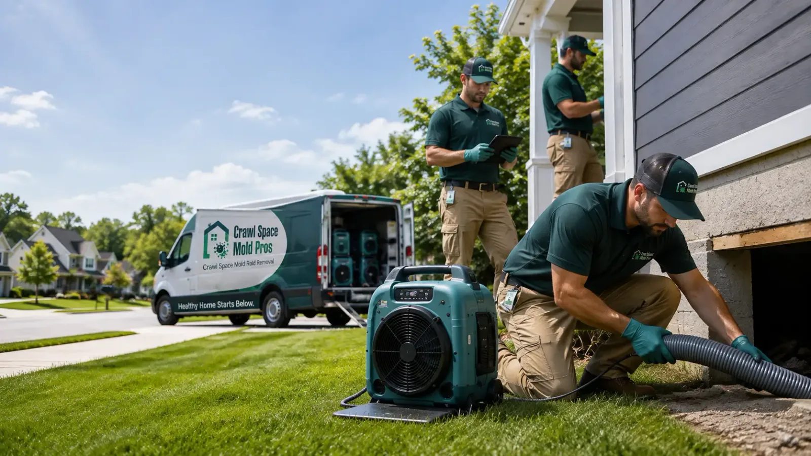 Crawl Space Mold Removal in Republican City, NE